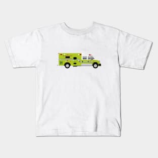 Miami Dade Fire Rescue Ambulance Florida Kids T-Shirt